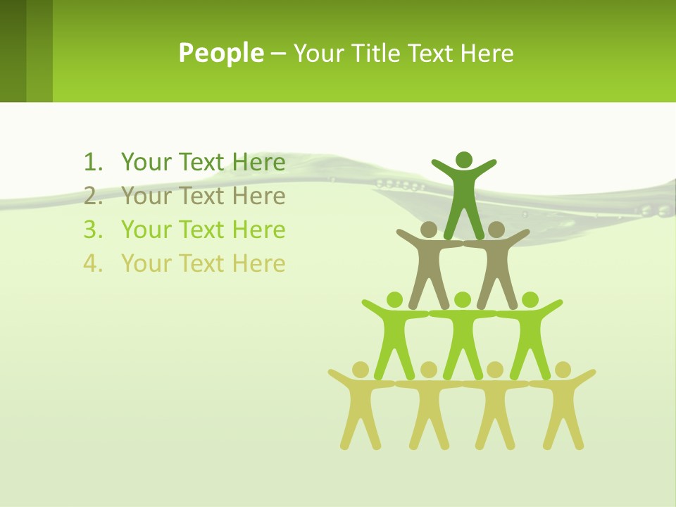A Green Water Powerpoint Presentation PowerPoint Template