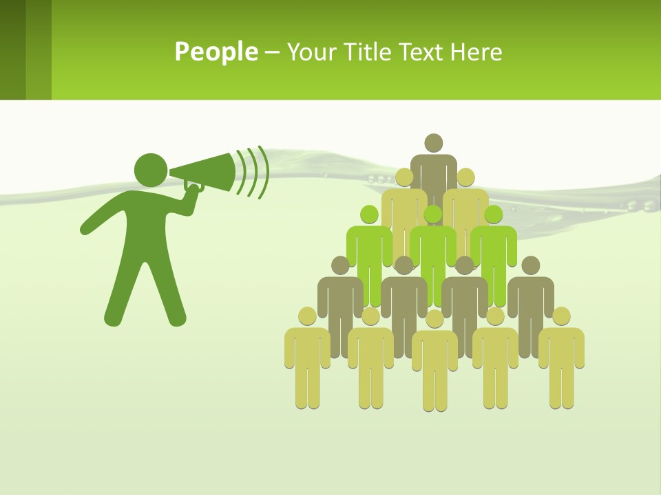 A Green Water Powerpoint Presentation PowerPoint Template