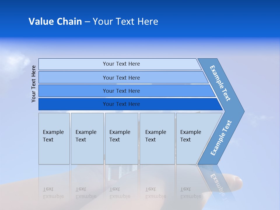 A Person Holding A House In Their Hand PowerPoint Template