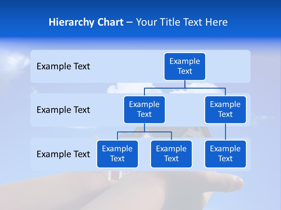 A Person Holding A House In Their Hand PowerPoint Template
