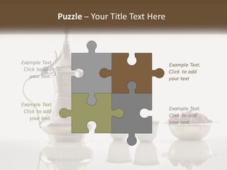 A Silver Tea Pot And Cups On A Table PowerPoint Template