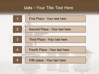 A Silver Tea Pot And Cups On A Table PowerPoint Template