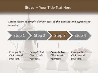 A Silver Tea Pot And Cups On A Table PowerPoint Template
