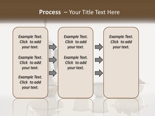 A Silver Tea Pot And Cups On A Table PowerPoint Template