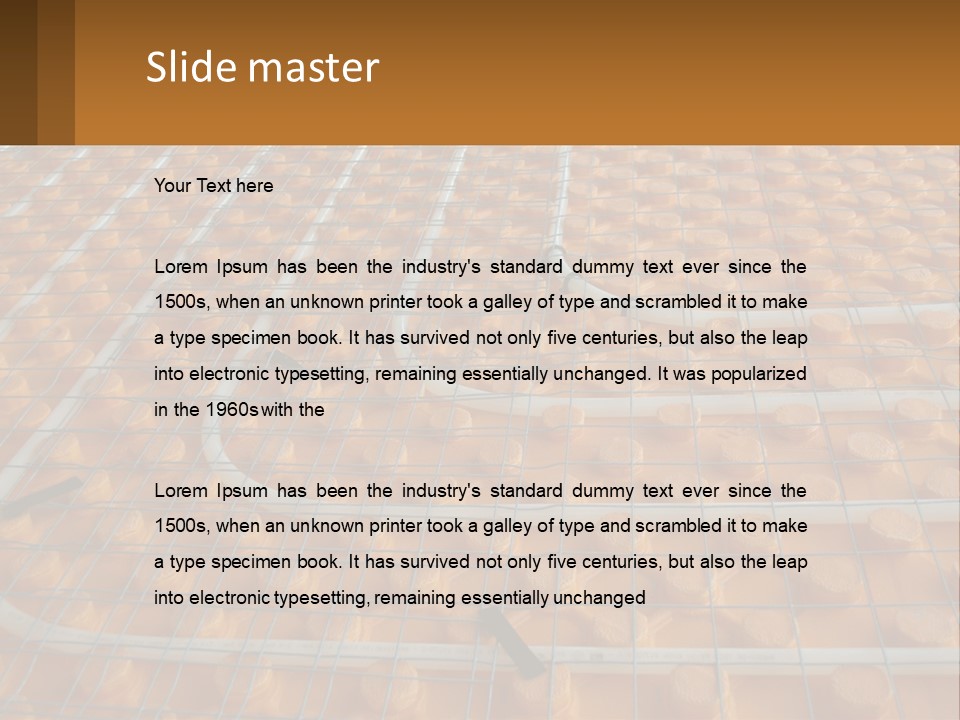 A Group Of Oranges Sitting On Top Of A Conveyor Belt PowerPoint Template