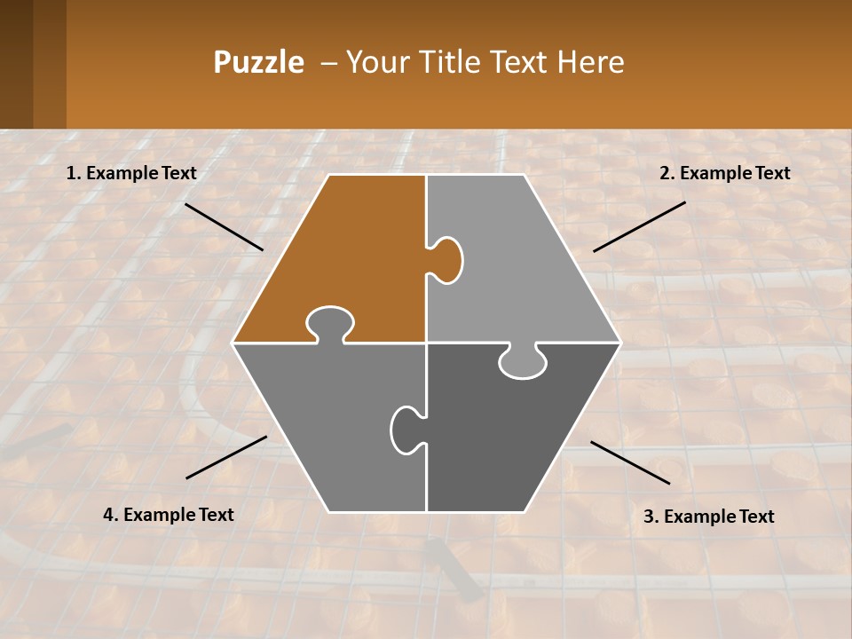 A Group Of Oranges Sitting On Top Of A Conveyor Belt PowerPoint Template