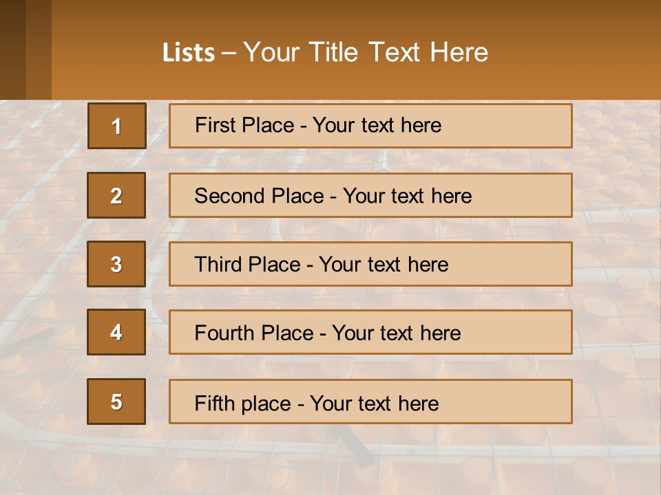 A Group Of Oranges Sitting On Top Of A Conveyor Belt PowerPoint Template