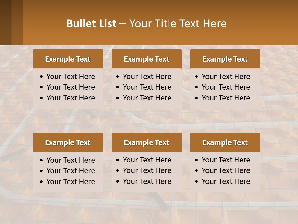 A Group Of Oranges Sitting On Top Of A Conveyor Belt PowerPoint Template