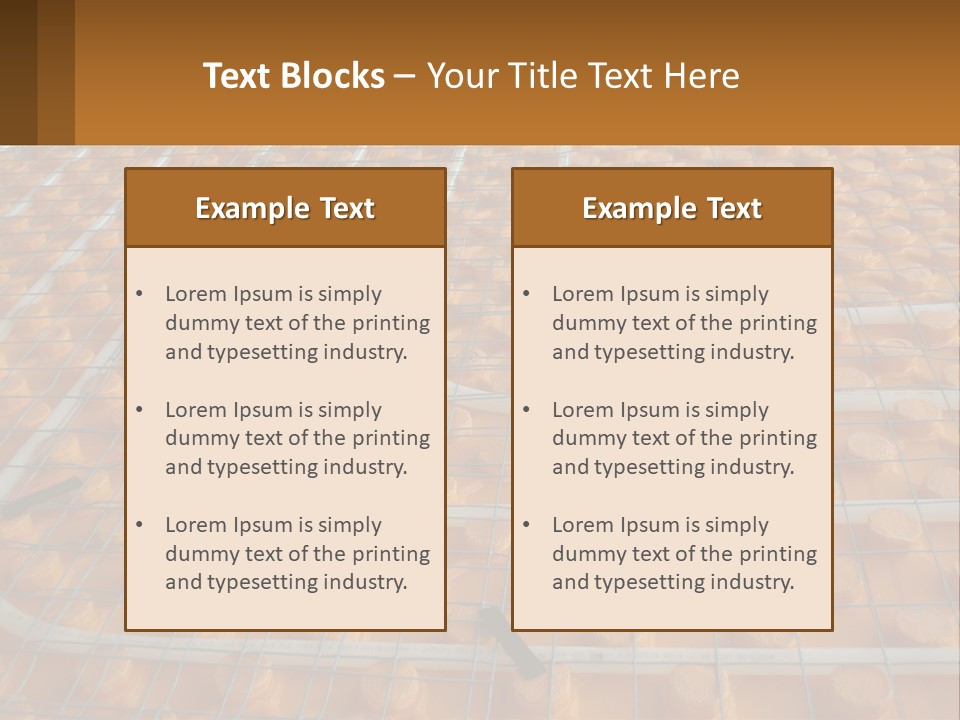 A Group Of Oranges Sitting On Top Of A Conveyor Belt PowerPoint Template