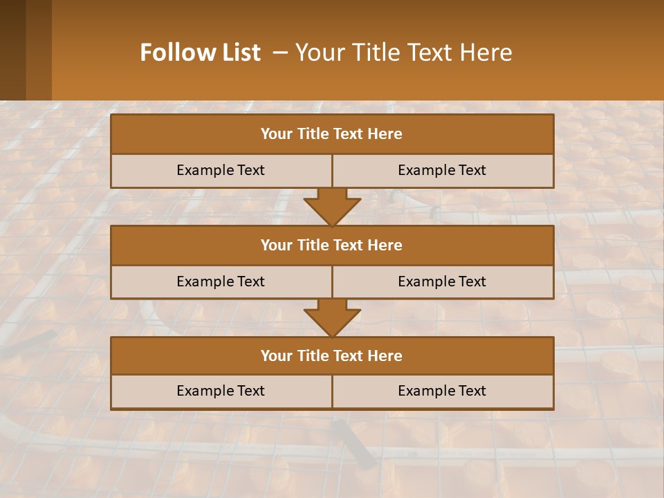 A Group Of Oranges Sitting On Top Of A Conveyor Belt PowerPoint Template