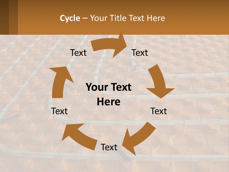 A Group Of Oranges Sitting On Top Of A Conveyor Belt PowerPoint Template