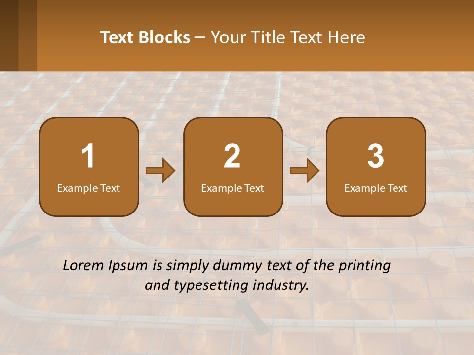 A Group Of Oranges Sitting On Top Of A Conveyor Belt PowerPoint Template