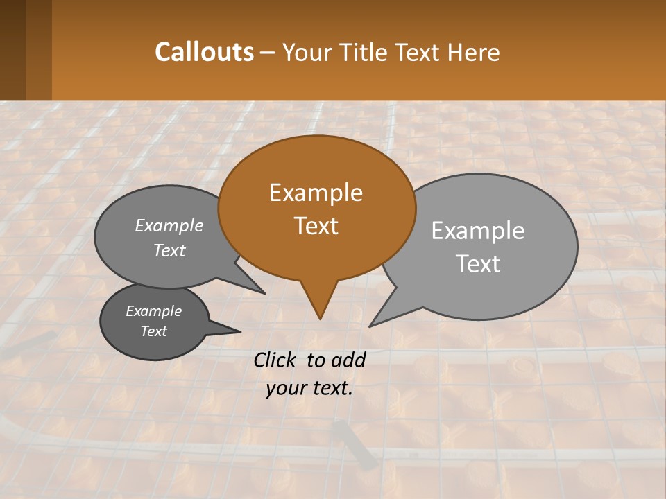A Group Of Oranges Sitting On Top Of A Conveyor Belt PowerPoint Template