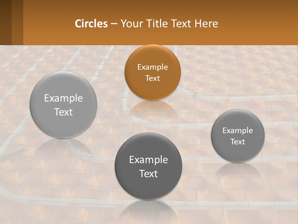 A Group Of Oranges Sitting On Top Of A Conveyor Belt PowerPoint Template