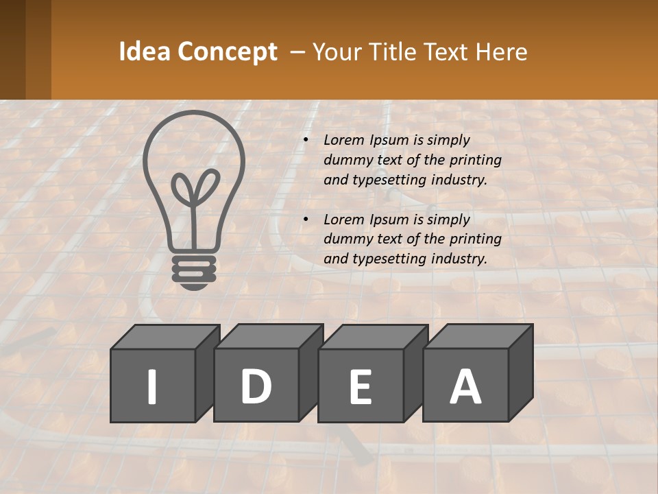 A Group Of Oranges Sitting On Top Of A Conveyor Belt PowerPoint Template