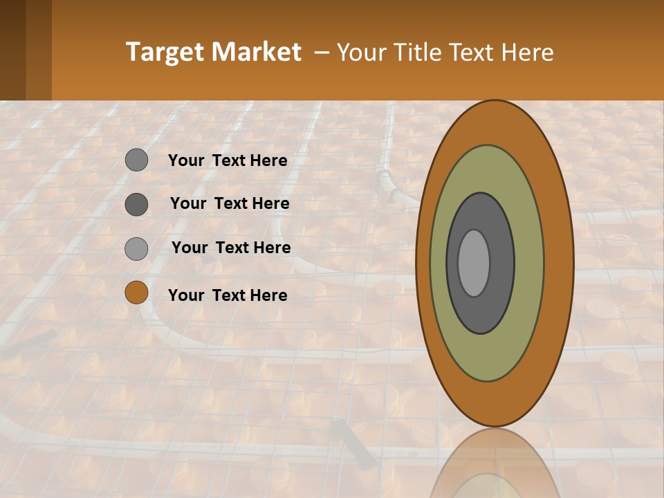A Group Of Oranges Sitting On Top Of A Conveyor Belt PowerPoint Template