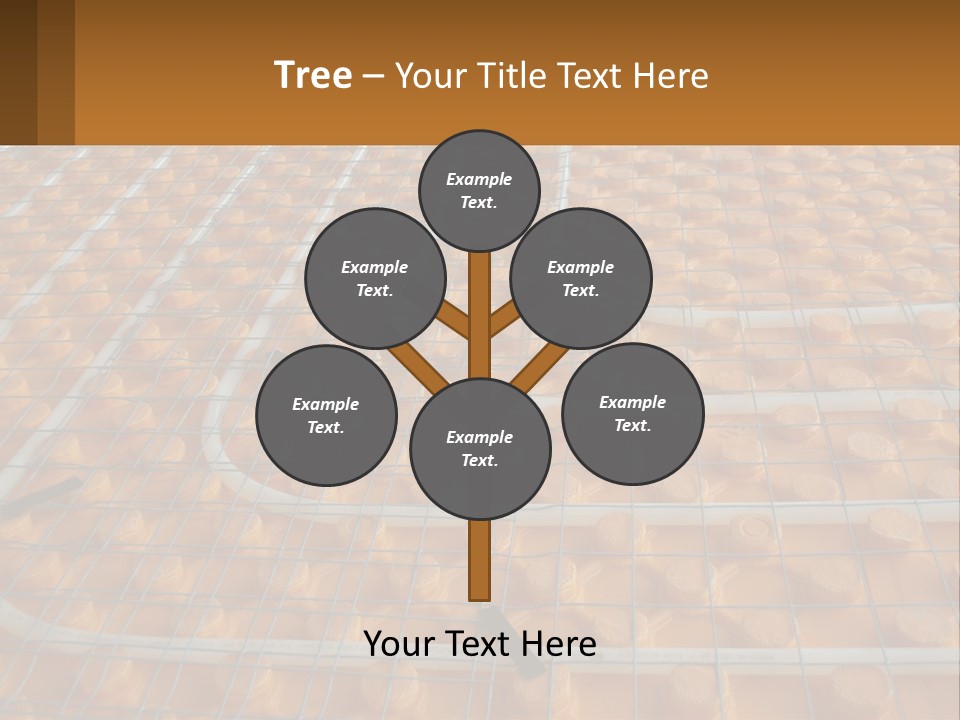 A Group Of Oranges Sitting On Top Of A Conveyor Belt PowerPoint Template
