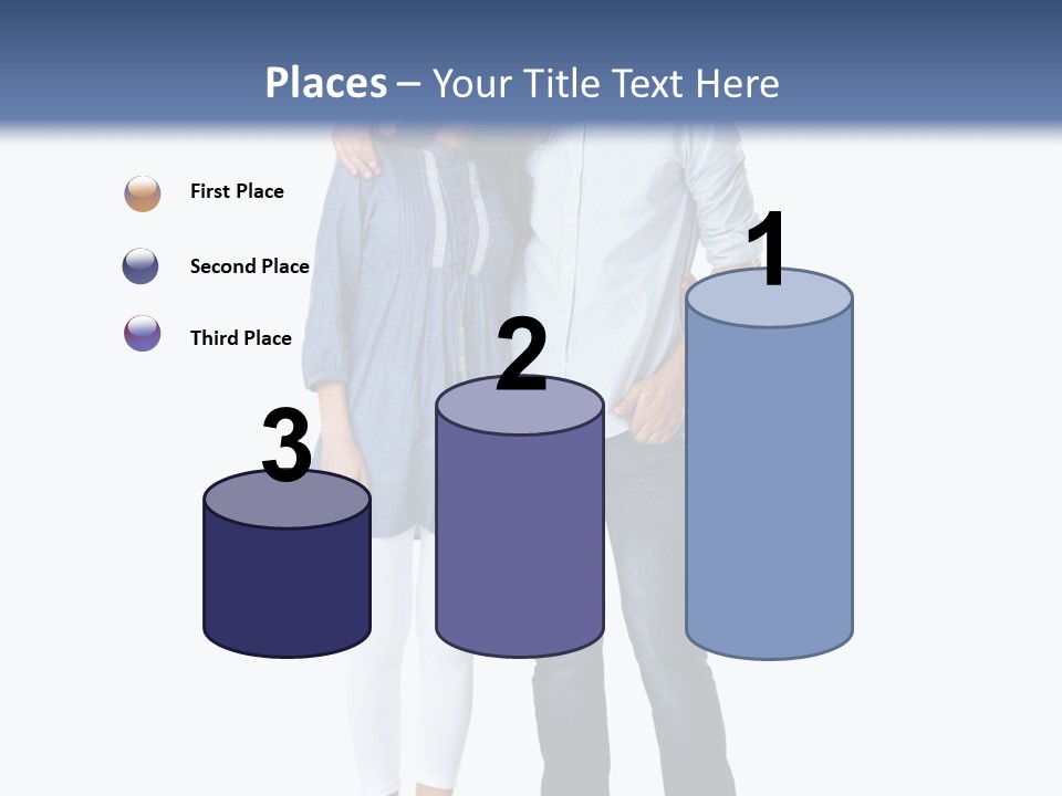 A Man And Woman Standing Next To Each Other PowerPoint Template
