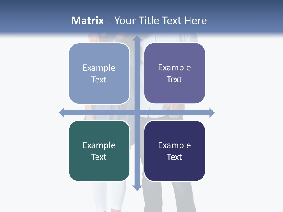 A Man And Woman Standing Next To Each Other PowerPoint Template