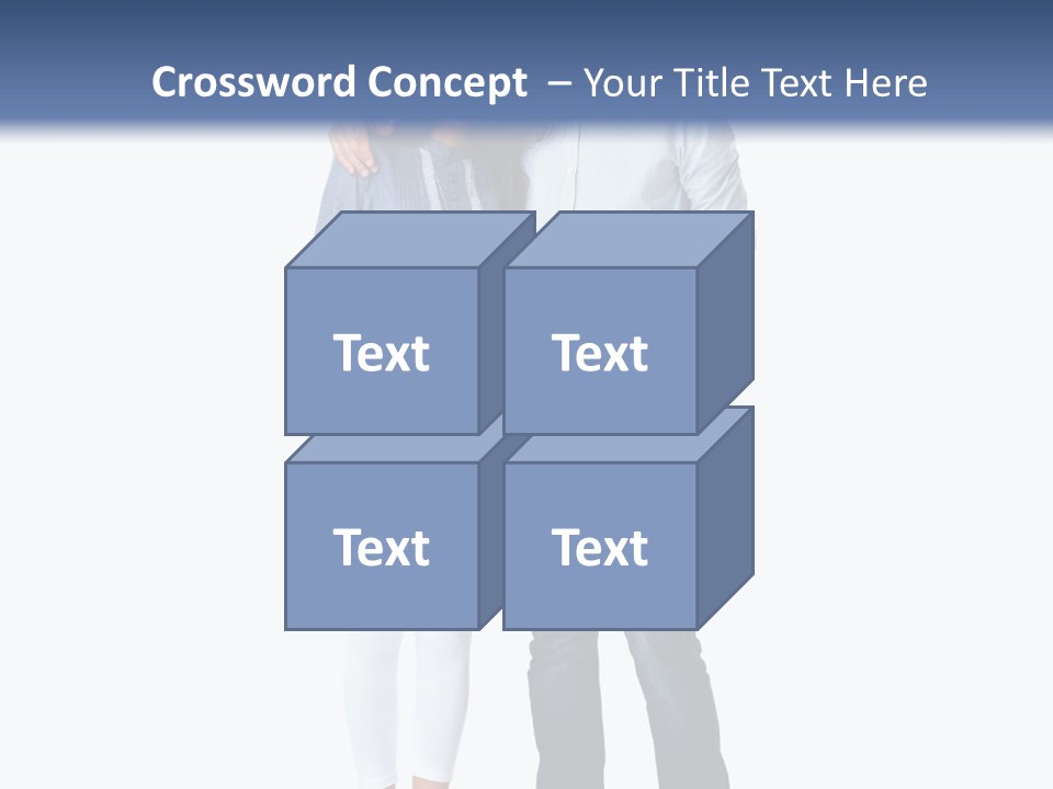 A Man And Woman Standing Next To Each Other PowerPoint Template