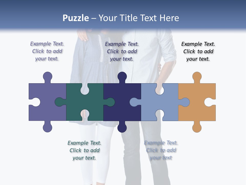 A Man And Woman Standing Next To Each Other PowerPoint Template