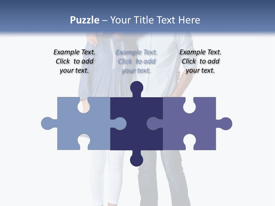 A Man And Woman Standing Next To Each Other PowerPoint Template