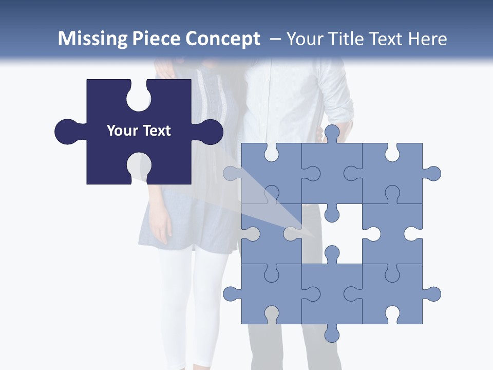 A Man And Woman Standing Next To Each Other PowerPoint Template