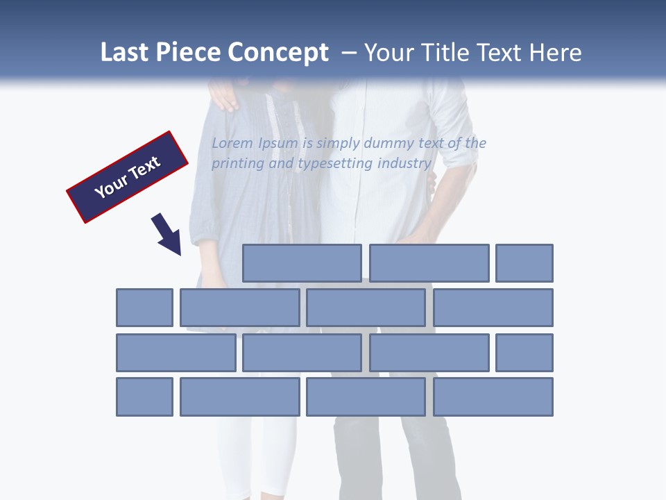 A Man And Woman Standing Next To Each Other PowerPoint Template