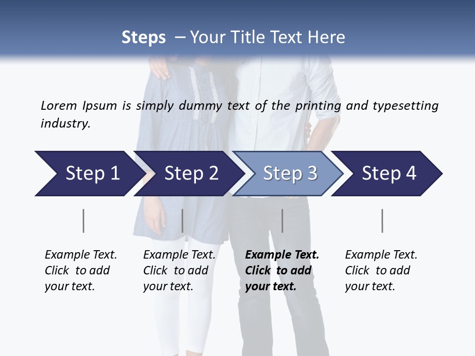 A Man And Woman Standing Next To Each Other PowerPoint Template