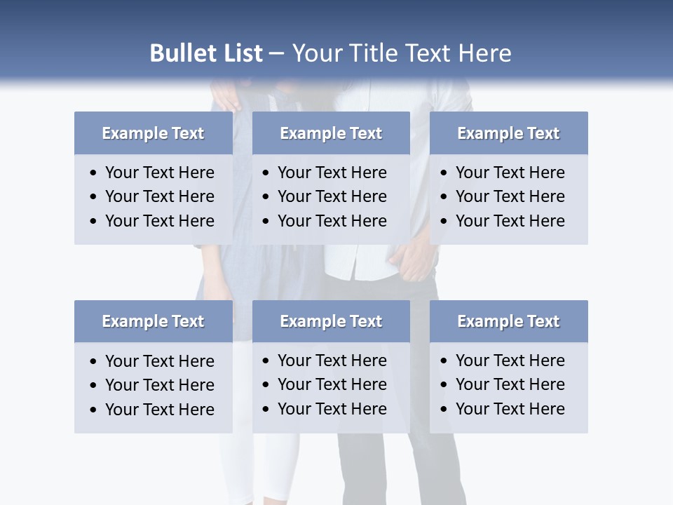 A Man And Woman Standing Next To Each Other PowerPoint Template