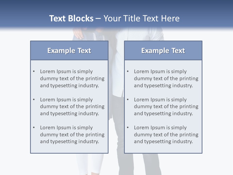 A Man And Woman Standing Next To Each Other PowerPoint Template