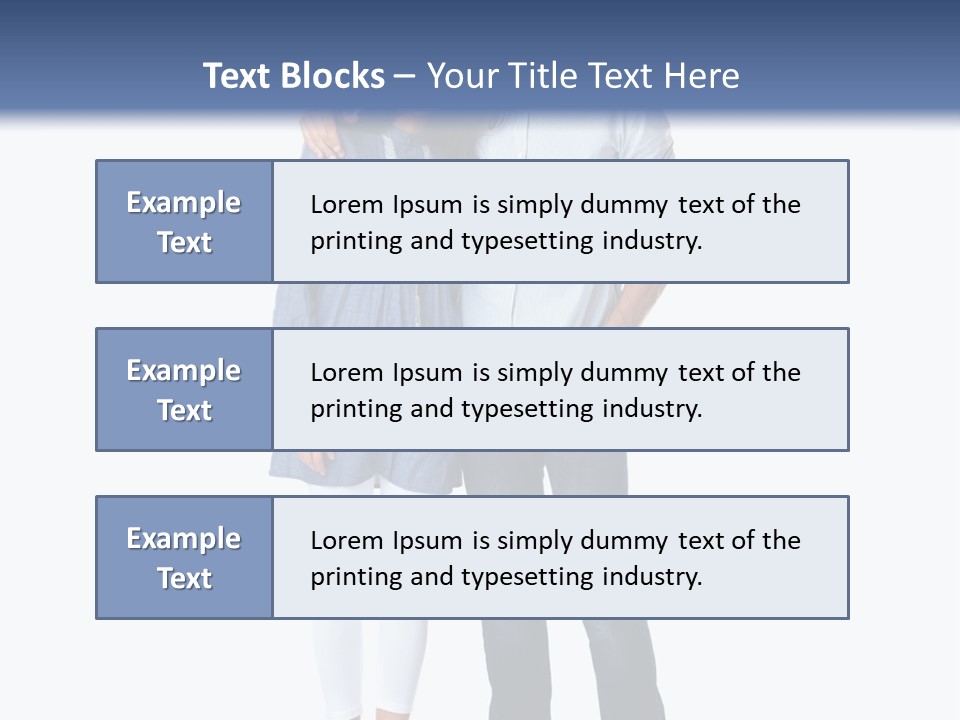 A Man And Woman Standing Next To Each Other PowerPoint Template