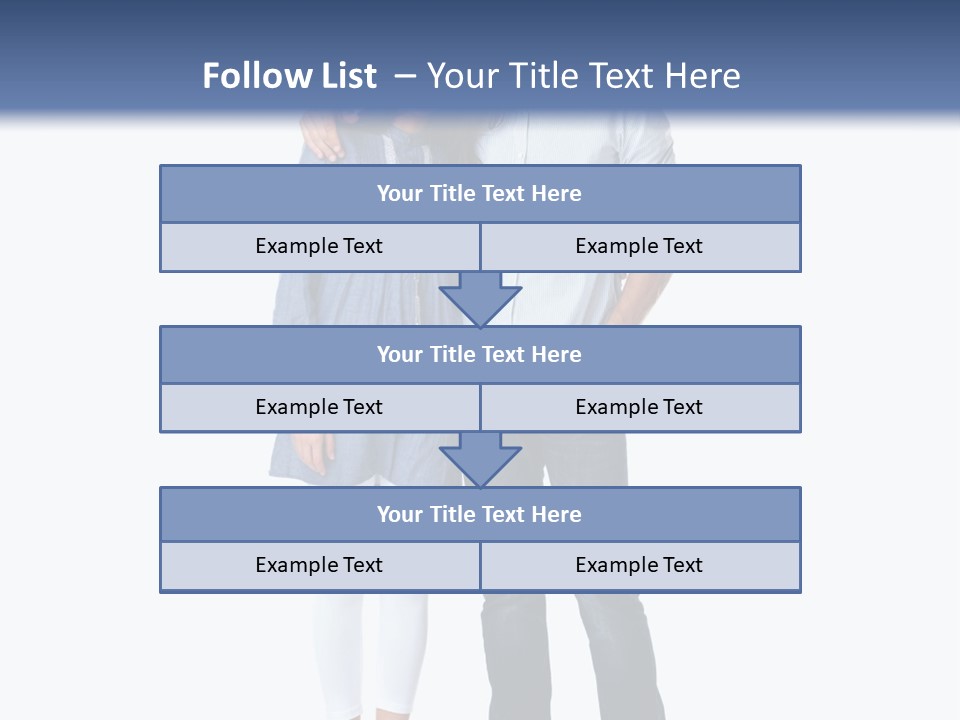 A Man And Woman Standing Next To Each Other PowerPoint Template