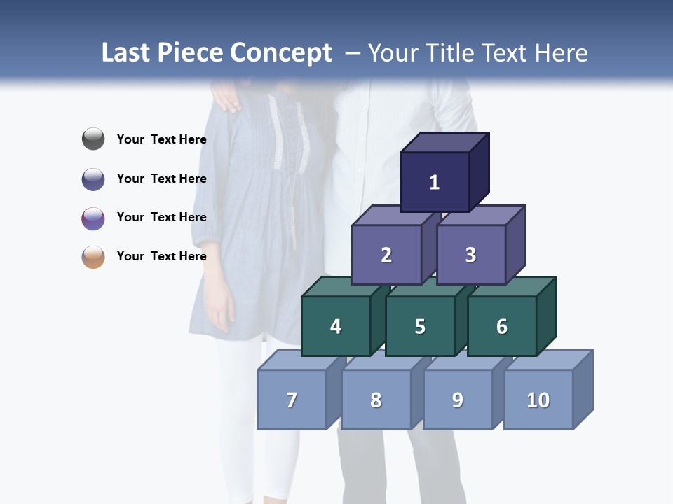 A Man And Woman Standing Next To Each Other PowerPoint Template