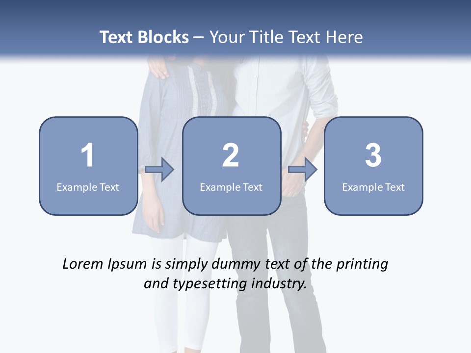 A Man And Woman Standing Next To Each Other PowerPoint Template