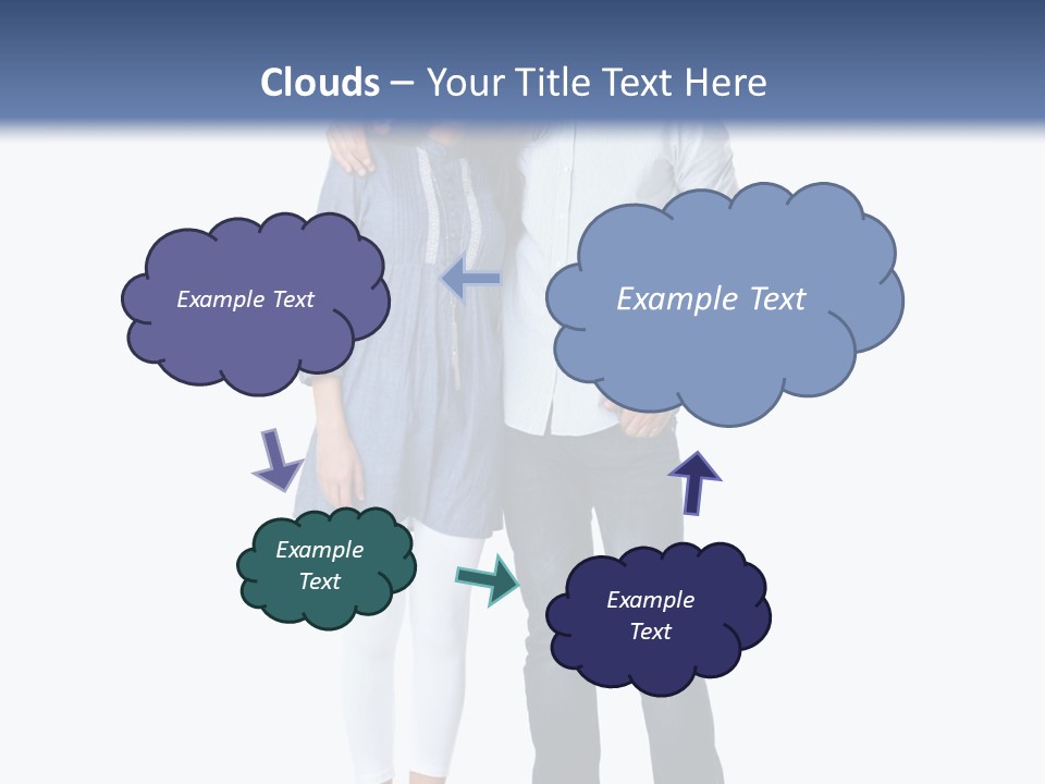 A Man And Woman Standing Next To Each Other PowerPoint Template