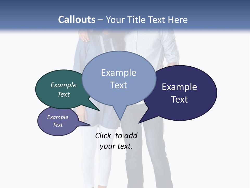 A Man And Woman Standing Next To Each Other PowerPoint Template
