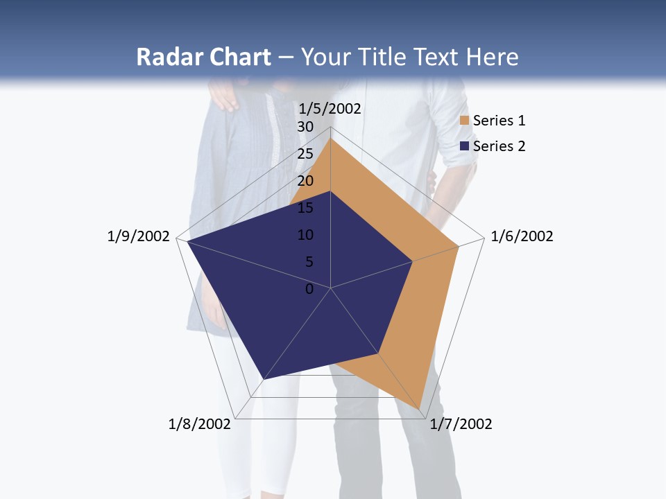 A Man And Woman Standing Next To Each Other PowerPoint Template