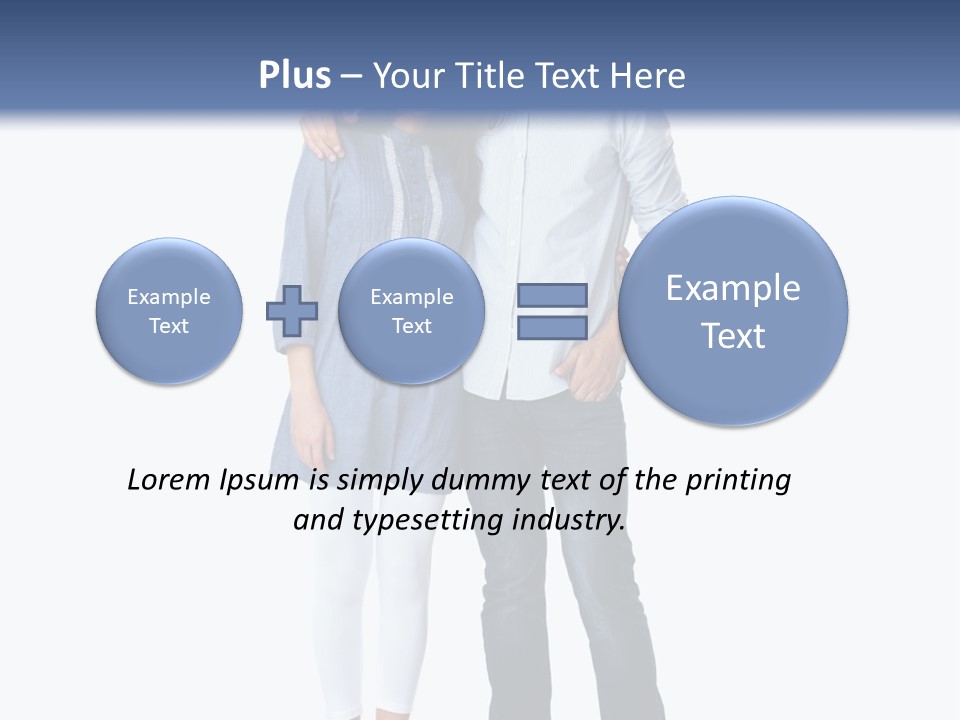 A Man And Woman Standing Next To Each Other PowerPoint Template