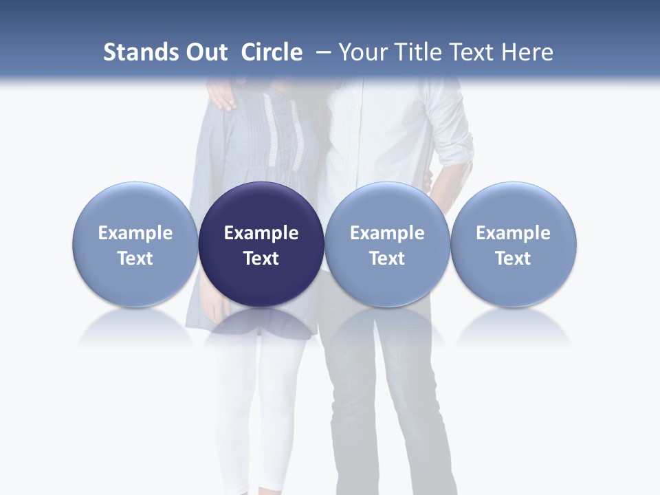 A Man And Woman Standing Next To Each Other PowerPoint Template