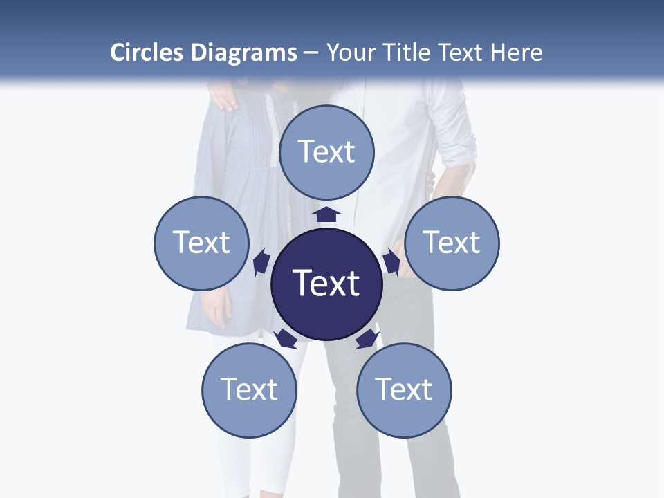A Man And Woman Standing Next To Each Other PowerPoint Template