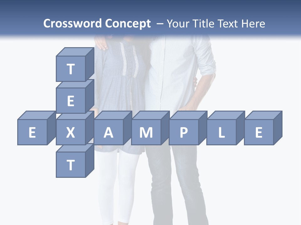 A Man And Woman Standing Next To Each Other PowerPoint Template