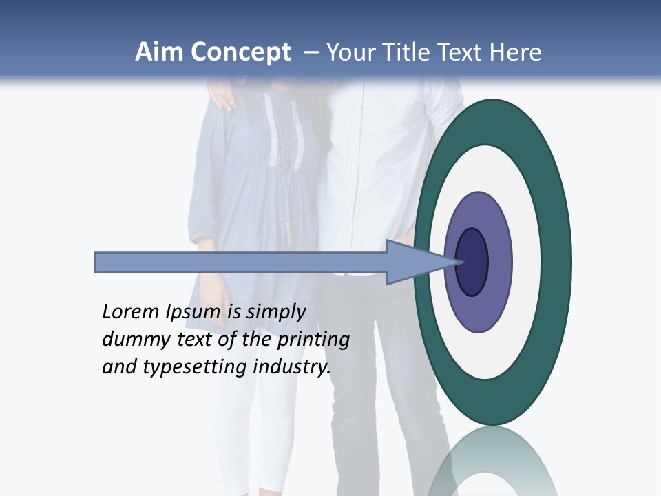 A Man And Woman Standing Next To Each Other PowerPoint Template