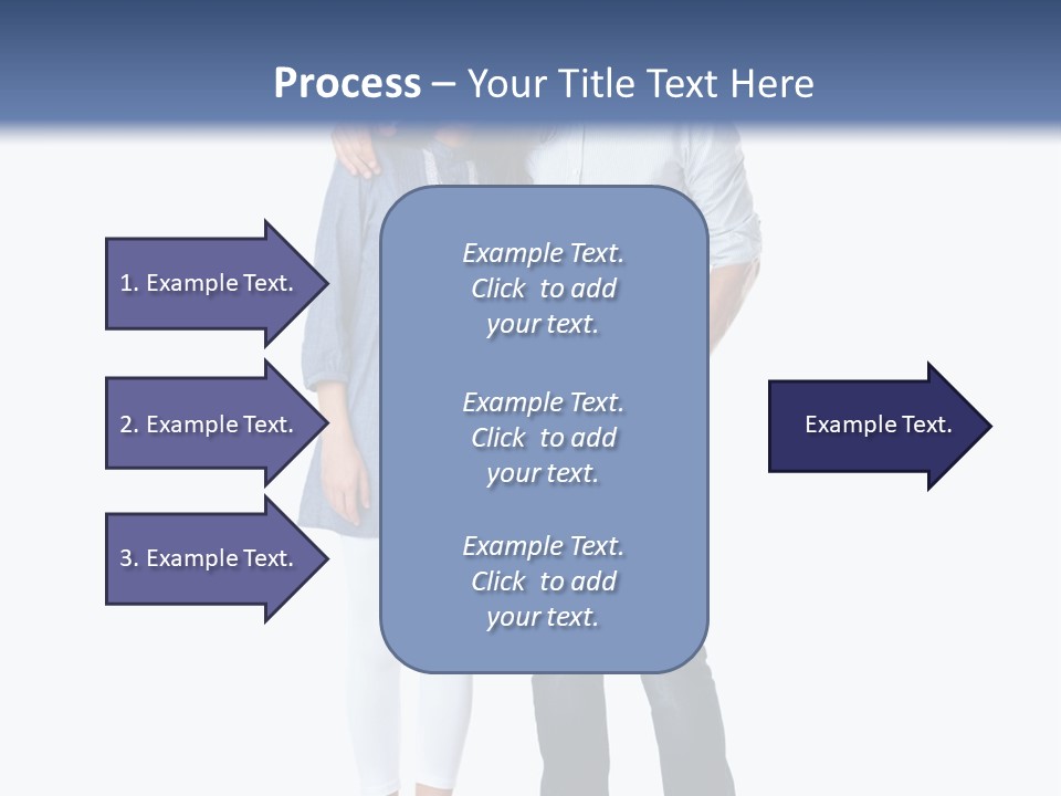 A Man And Woman Standing Next To Each Other PowerPoint Template