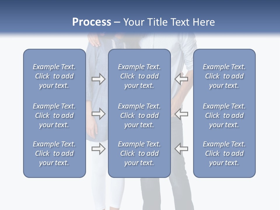 A Man And Woman Standing Next To Each Other PowerPoint Template