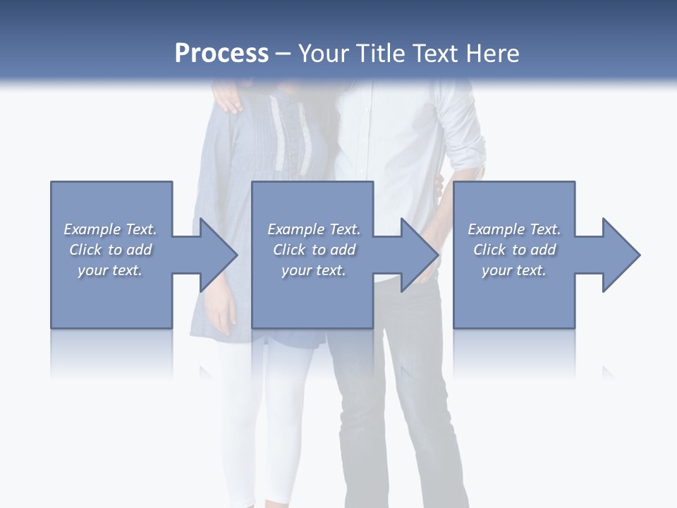 A Man And Woman Standing Next To Each Other PowerPoint Template
