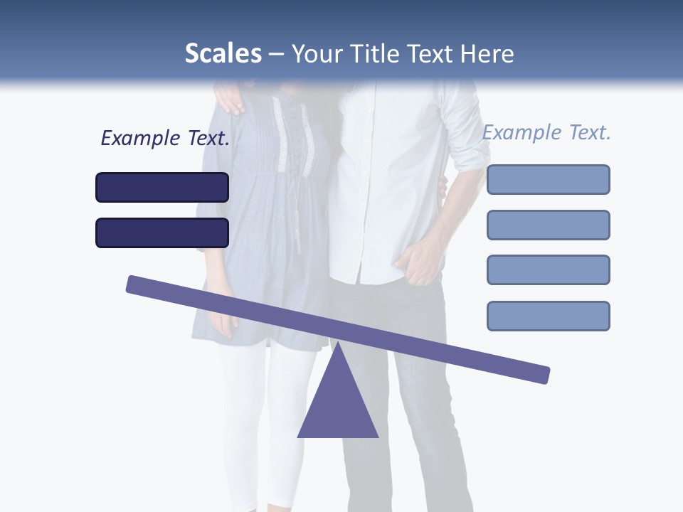 A Man And Woman Standing Next To Each Other PowerPoint Template