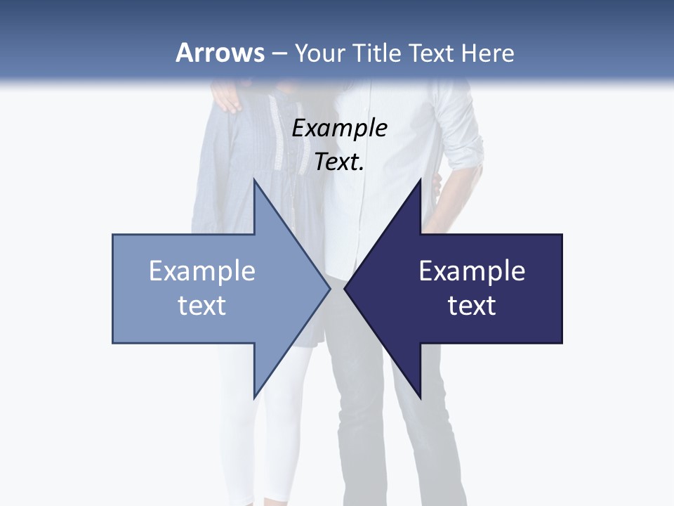 A Man And Woman Standing Next To Each Other PowerPoint Template