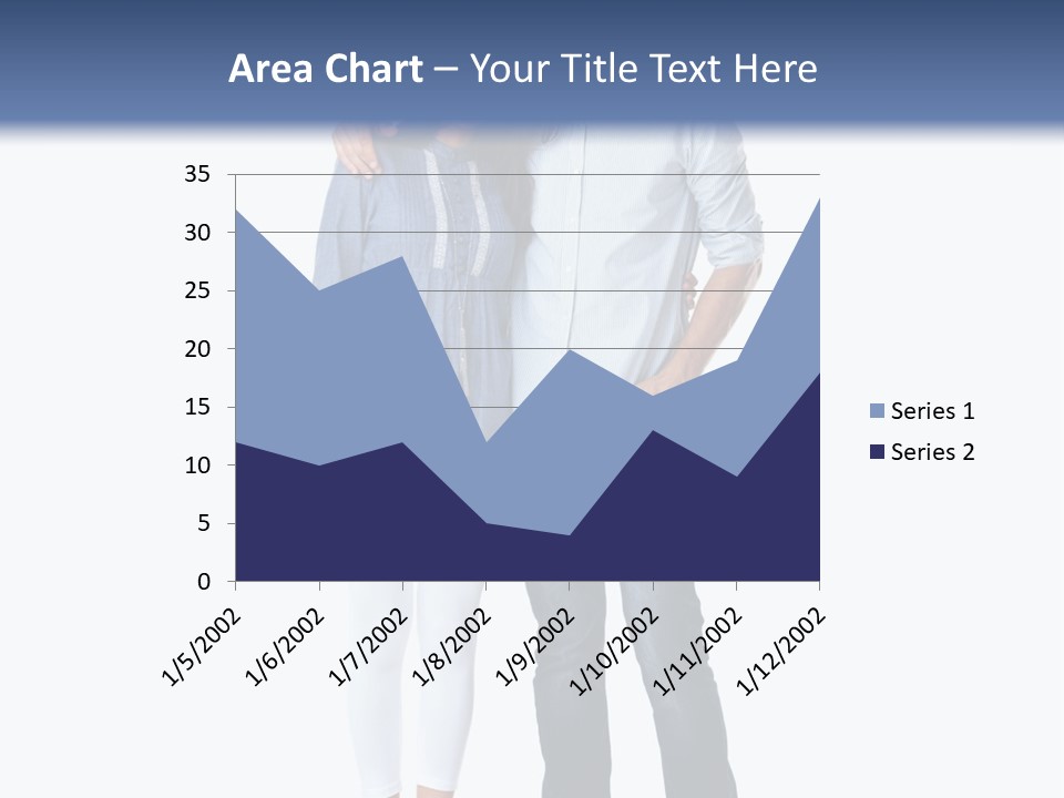 A Man And Woman Standing Next To Each Other PowerPoint Template