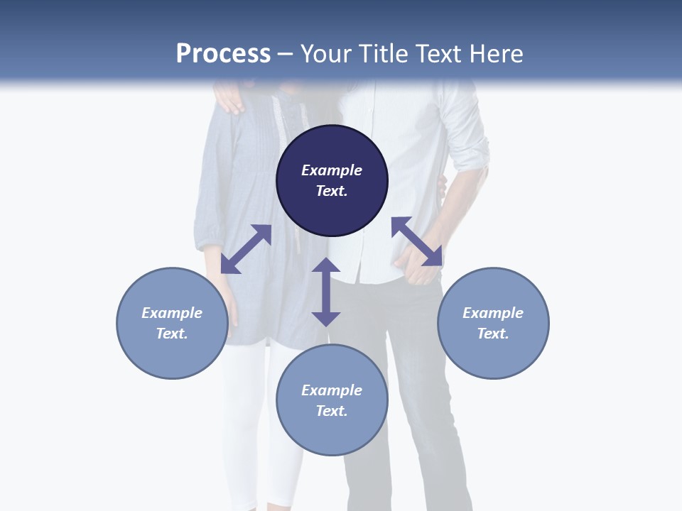A Man And Woman Standing Next To Each Other PowerPoint Template